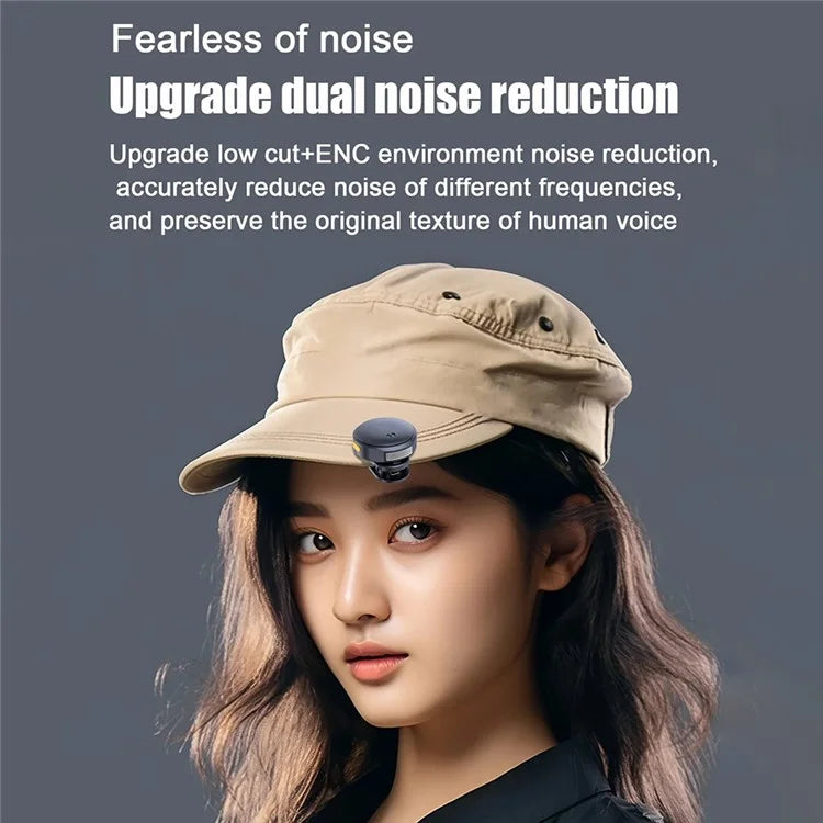 Q8 Outdoor Live Broadcasting Dual Noise Reduction Wireless 2.4G Lavalier Microphone, 2 Mic + 1 Receiver