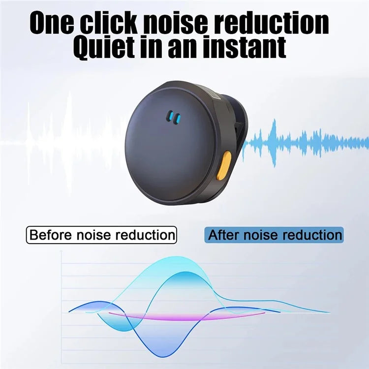 Q8 Outdoor Live Broadcasting Dual Noise Reduction Wireless 2.4G Lavalier Microphone, 2 Mic + 1 Receiver