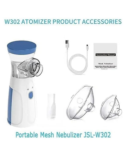IMPORTED Portable Mesh Nebulizer No Noise, High Nebulization Rate, Personal Inhalers for Breathing Problems