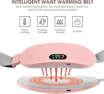 Period Cramp Relief Massager With Heating Pad For Back Pain|Cramp free- Period Cramp Relief Heater & Massager|Works As Periods Pain Relief Products|Periods Cramps Relief Machine।Stomach,Back or Belly Heating Pad for Women & Girl