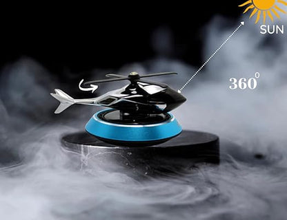 YOURKARTS AUTO ROTATING HELICOPTER Car Dashboard AIR FRESHNER Giving a Cool and Stylish Look to Your Car's Interior. No Batteries and No Power Required for this