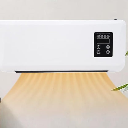 Portable Wall Mounted Mobile Ductless Air Conditioning With Remote, 2024 Mini Split AC/Heating System, 2 In 1 Wall Mounted Air Electric Fan For Bedroom Living Room Kitchen (U.S. regulations)