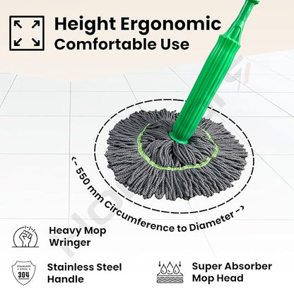 Self-twisting Water Rotating Mop