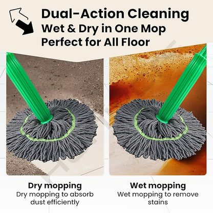 Self-twisting Water Rotating Mop