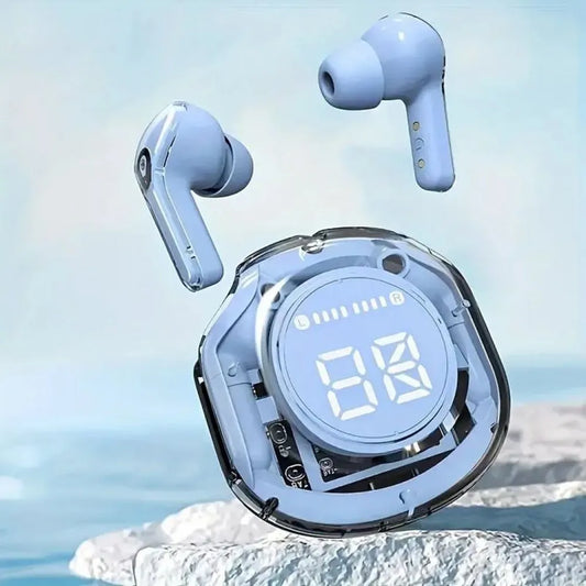 Bluetooth Ultrapods Transparent Earbuds