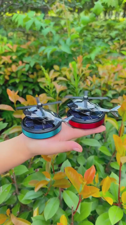 YOURKARTS AUTO ROTATING HELICOPTER Car Dashboard AIR FRESHNER Giving a Cool and Stylish Look to Your Car's Interior. No Batteries and No Power Required for this