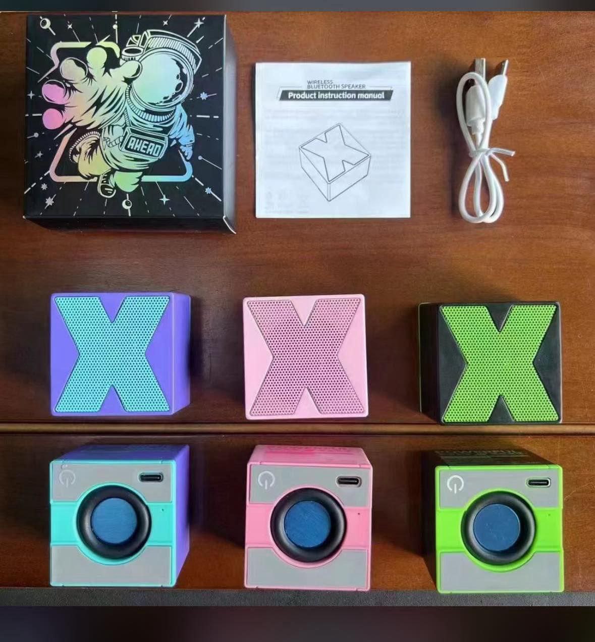 New Powerful X1 Wireless Bluetooth Speaker, 360° Surround Sound, Powerful Bass, Phantom Colour Contrast, 122g Lightweight Design